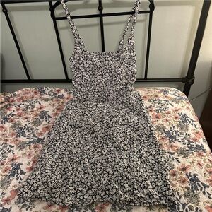 Old Navy Linen Blend Floral Mini Dress